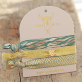 Ibiza elastiekjes Olive globe